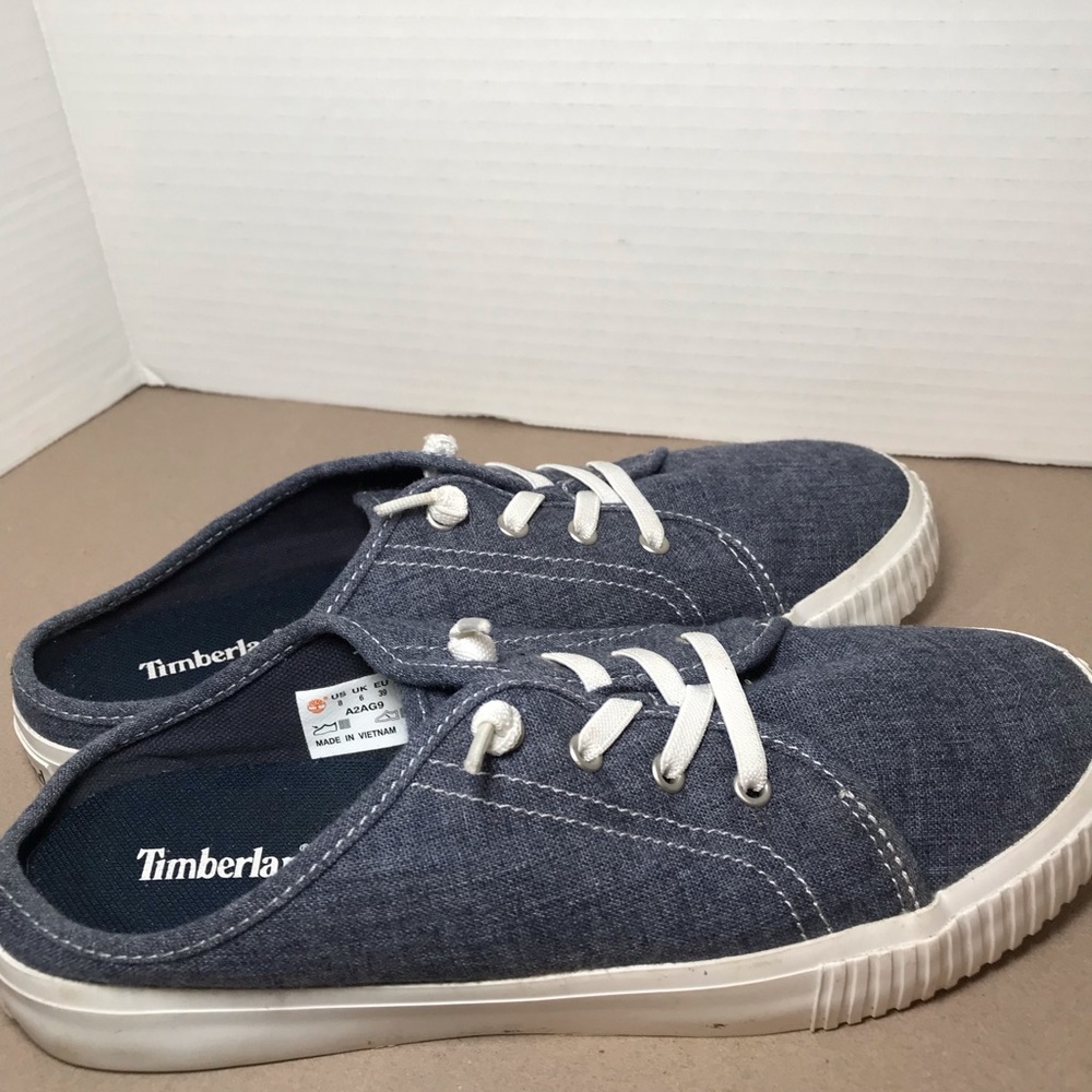 Timberland Women's Blue Canvas Sneakers